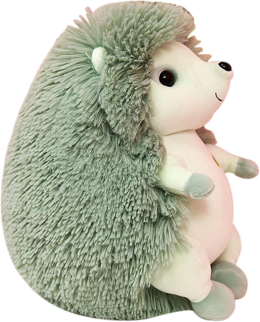 Hedgehog Stuffed Animal,Stuffed Hedgehog Plush Toy Soft Plushies Pillow Cute Plush Toys Gifts for Girls Boys Babies Toddlers Girlfriends (Green, 9.0 Inch)